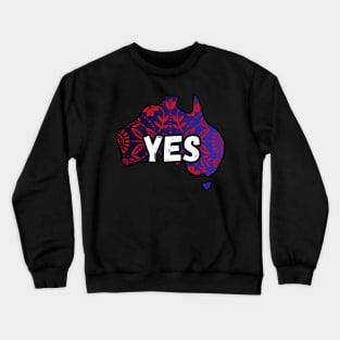 Yes Vote To The Voice Uluru Statement To Parliament Gifts Crewneck Sweatshirt